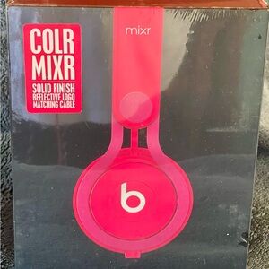 Brand new Beats Mixr Wired headphones magenta pink